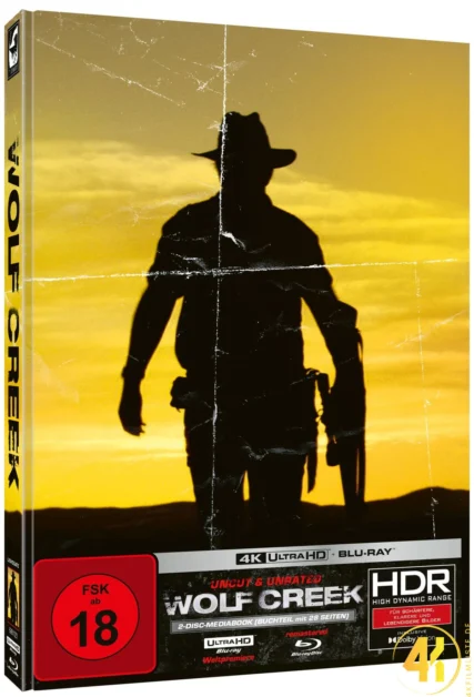 Wolf Creek Cover D 4K Mediabook Ultra HD Blu-ray Disc