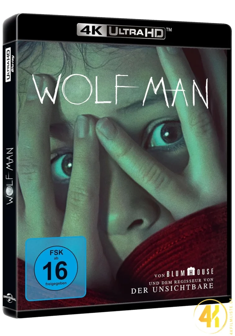 Wolf Man 4K Blu-ray UHD Keep Case Ultra HD Blu-ray Disc