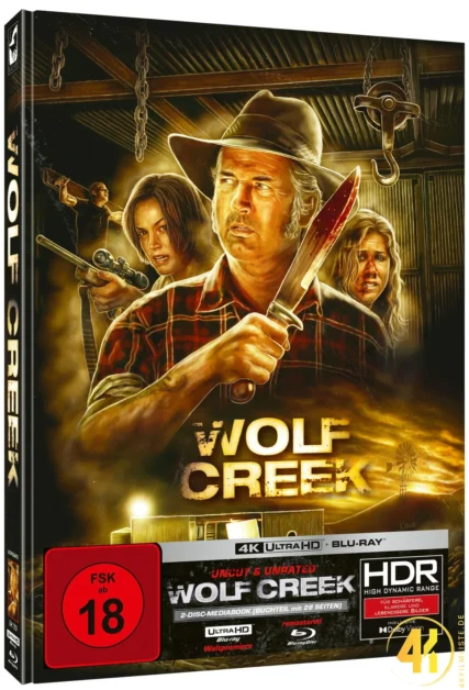 WolfCreek Cover E 4K Mediabook Ultra HD Blu-ray Disc