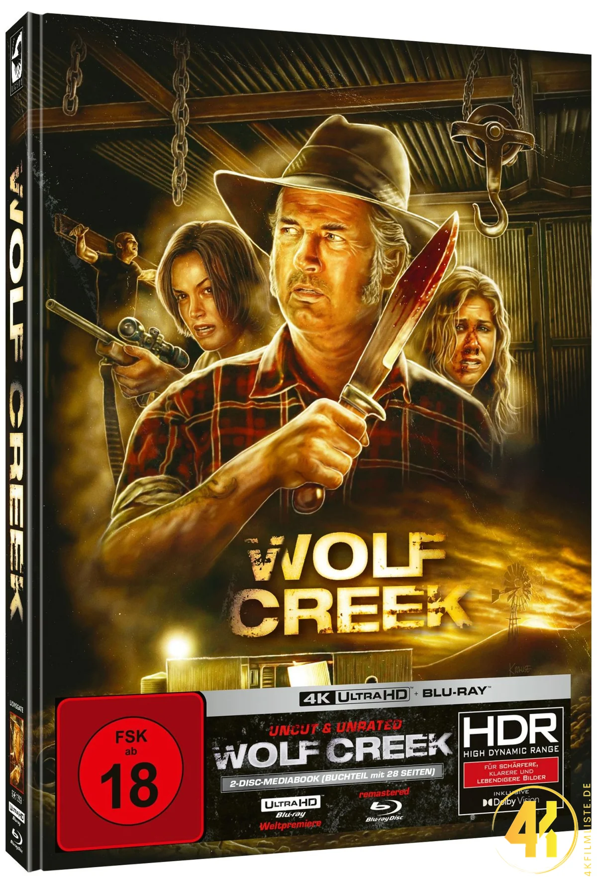 Wolf Creek (Cover E) – 4K Mediabook (UHD + Blu-ray Disc)