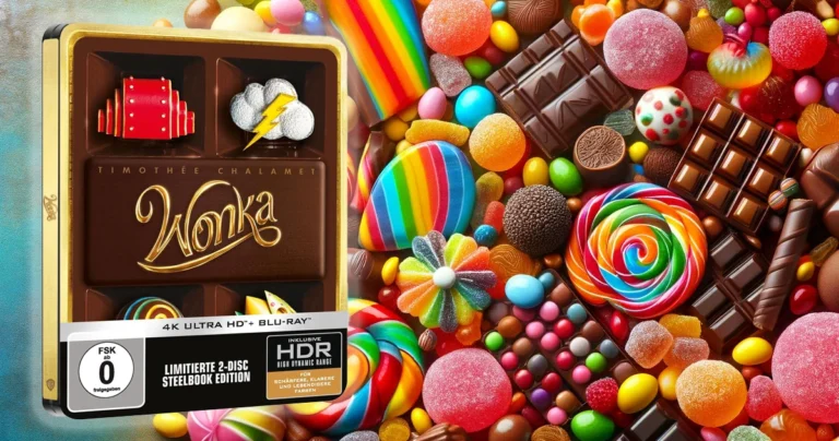 Wonka Steelbook: Ultra HD-Fassung und Blu-ray Disc in einem Set