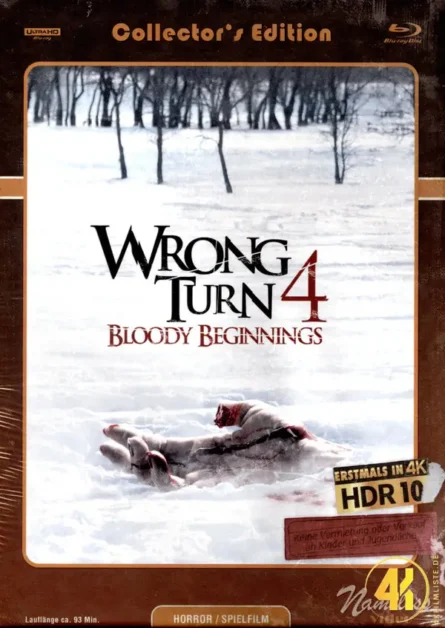 Wrong Turn 4: Bloody Beginnings Cover C 4K Mediabook
