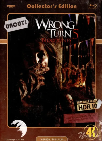 Wrong Turn 5: Bloodlines (Cover C) – 4K Mediabook (UHD + Blu-ray Disc)