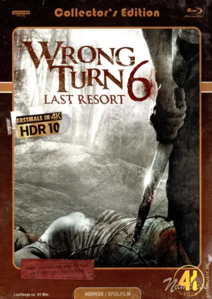 Wrong Turn 6 (Cover C) – 4K Mediabook (UHD + Blu-ray Disc)