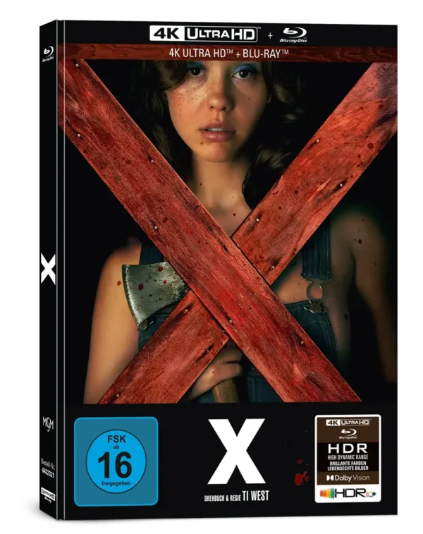 X – 4K Mediabook A (UHD + Blu-ray Disc)
