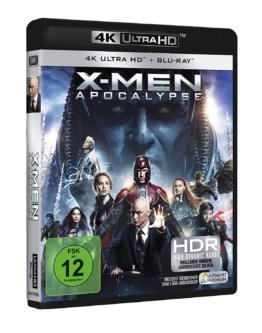4K UHD Blu-ray Cover zu X-Men Apocalypse von Twentieth Century Fox Home Entertainment