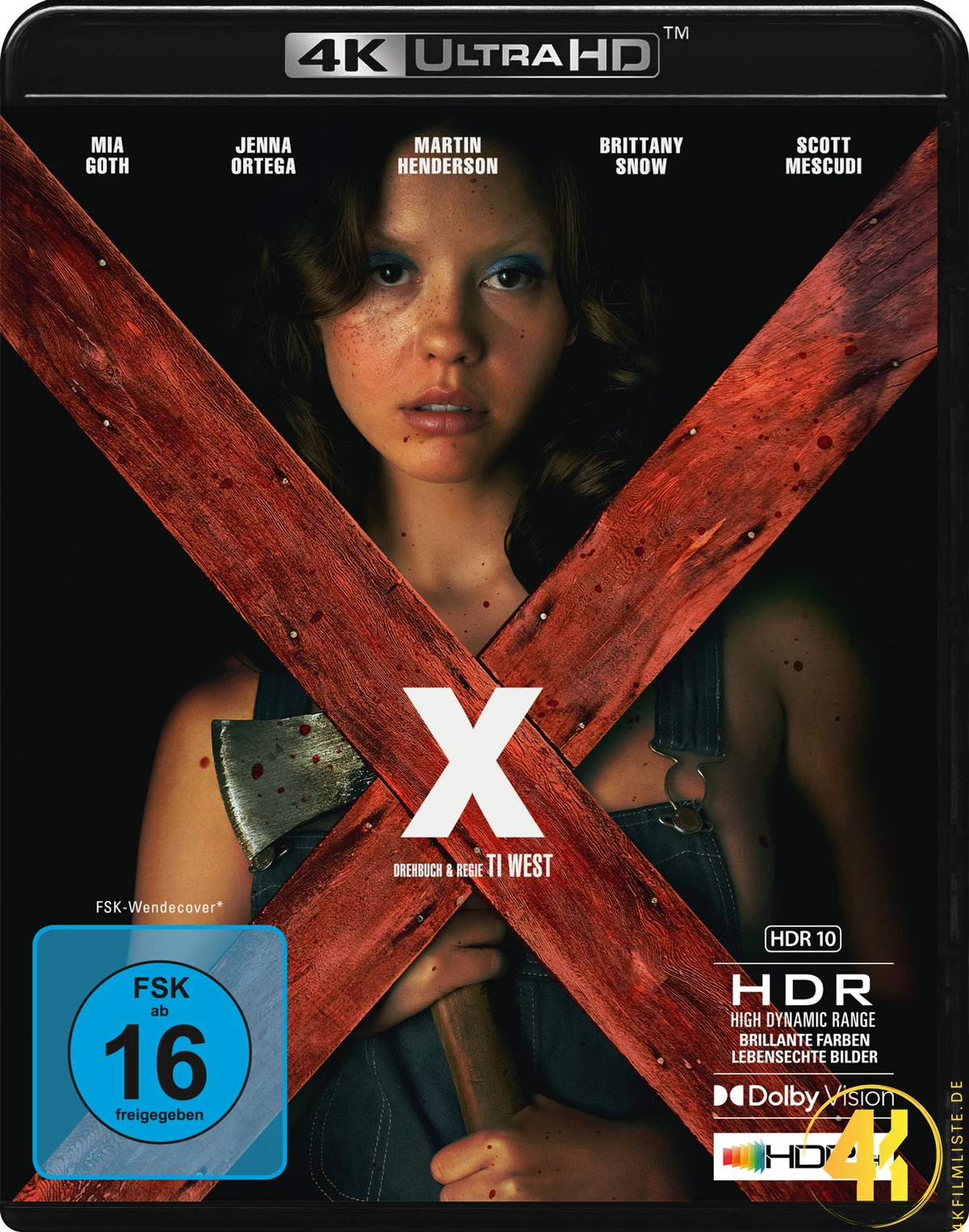 X – 4K Blu-ray (UHD Blu-ray Disc)
