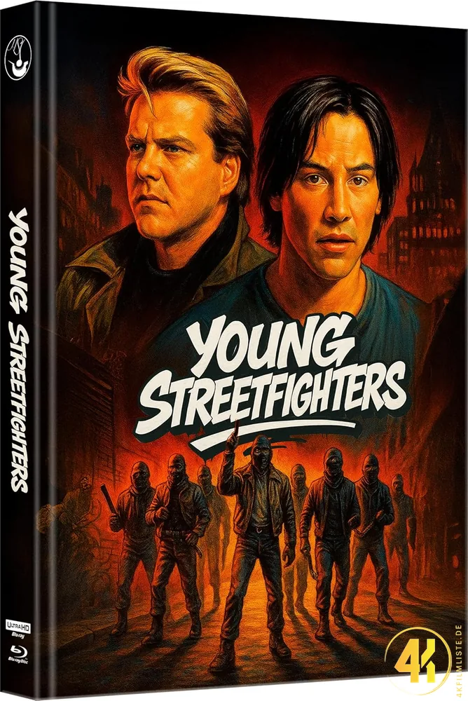 Young Streetfighters Terror an der Highschool 4K Mediabook Seitenansicht ohne FSK Ultra HD Blu-ray Disc