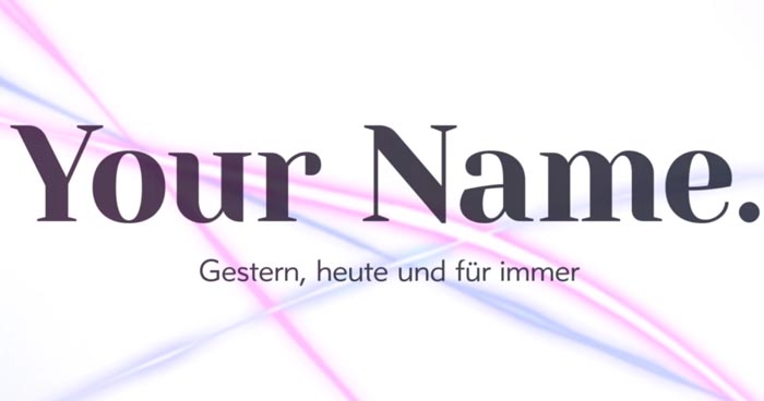 „Your Name. – Gestern, heute und für immer“ erster Anime auf 4K Ultra HD Blu-ray Disc