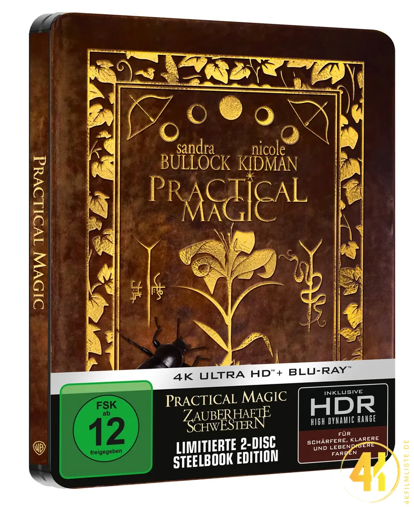 Zauberhafte Schwestern 4K Steelbook Ultra HD Blu-ray Disc 1