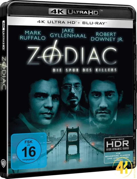 Zodiac die Spur des Killers 4K Blu-ray Ultra HD Blu-ray Disc