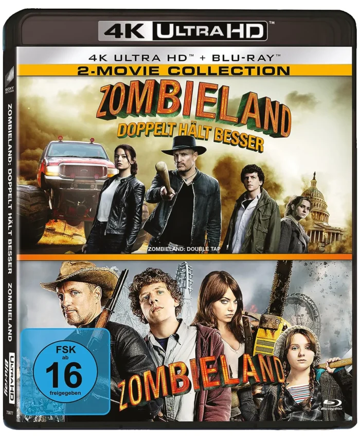 Zombieland 1 + 2 – 4K Blu-ray (UHD + Blu-ray Disc)