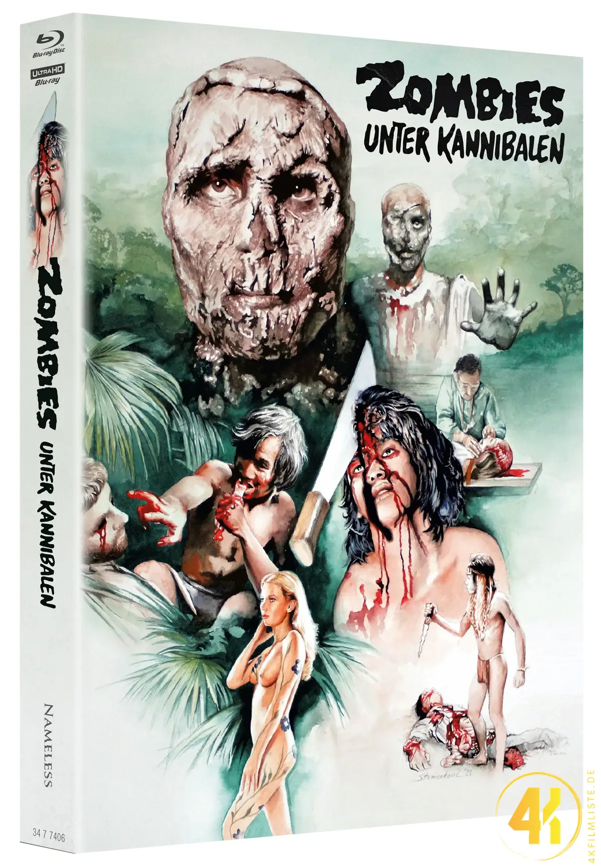 Zombies unter Kannibalen (Cover E) – 4K Mediabook (UHD + Blu-ray Disc + Audio CD + Bonus Blu-ray)