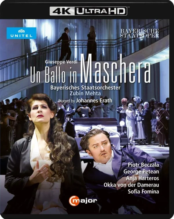 Zubin & Bayerisches Staatsorchester Mehta: UN BALLO IN MASCHER – 4K Blu-ray (UHD Blu-ray Disc)
