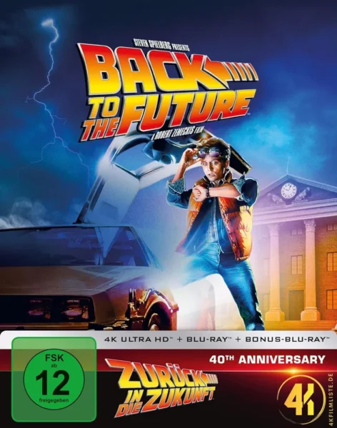 Zurück in die Zukunft (40th Anniversary Collector’s Edition) – 4K Steelbook (UHD + Blu-ray Disc)