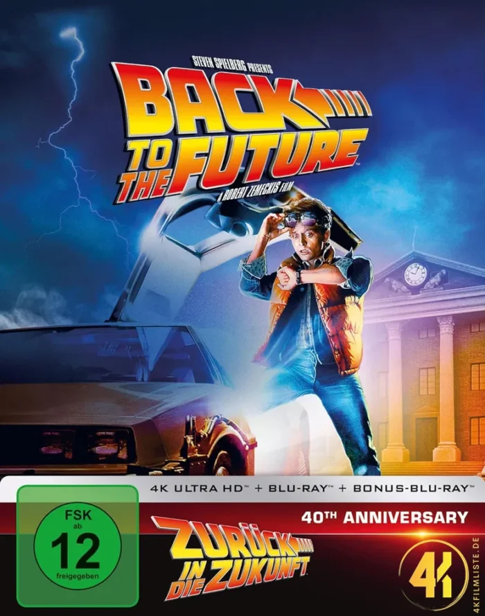 Zurück in die Zukunft (40th Anniversary Collector’s Edition) – 4K Steelbook (UHD + Blu-ray Disc)