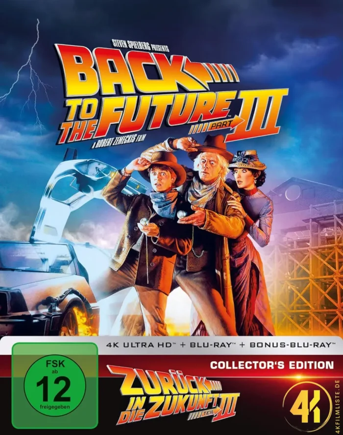 Zurück in die Zukunft III (Anniversary Collector’s Edition) – 4K Steelbook (UHD + Blu-ray Disc)