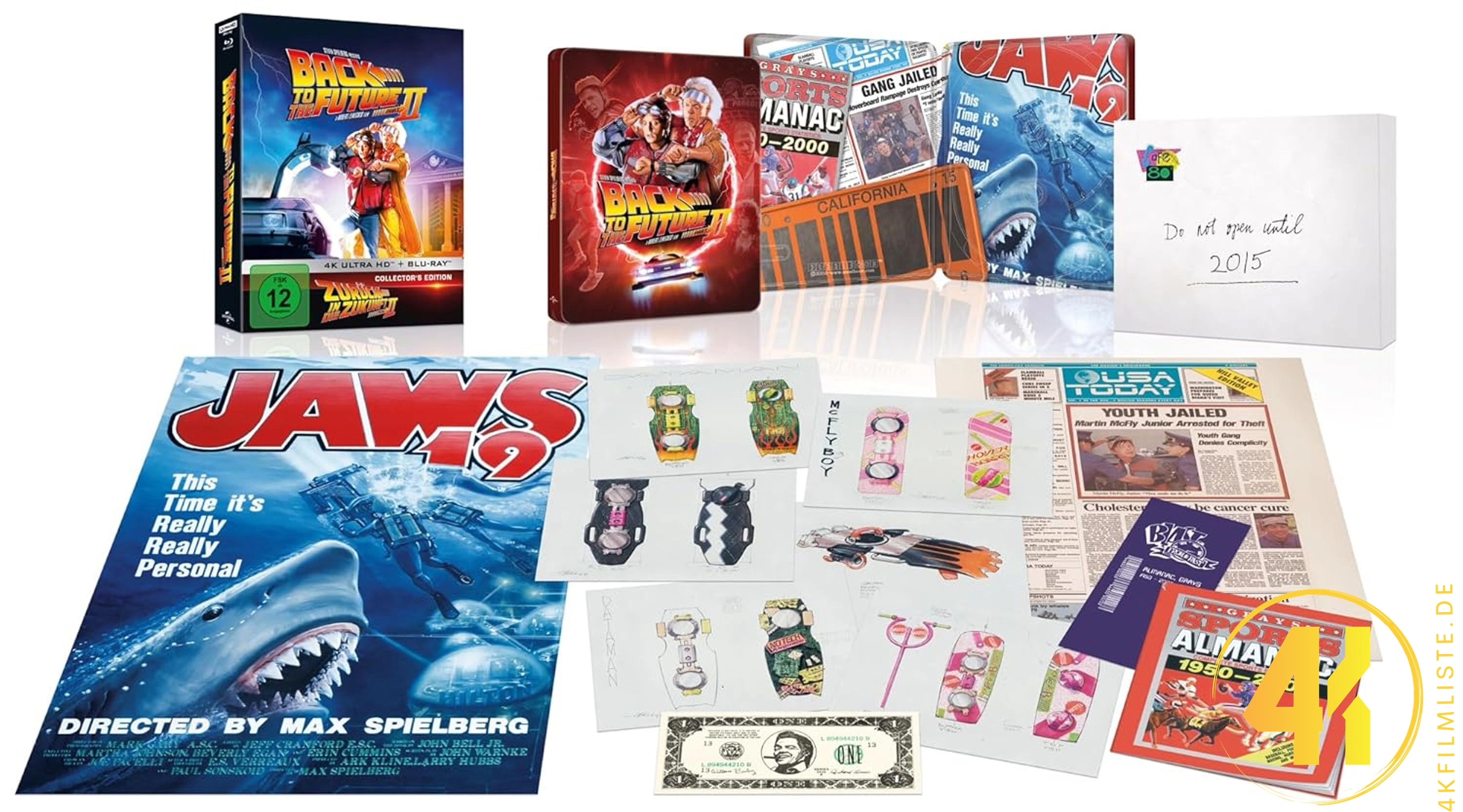 Zurück In Die Zukunft Teil Ii Collectors Edition Steelbook Ultra HD Blu-ray