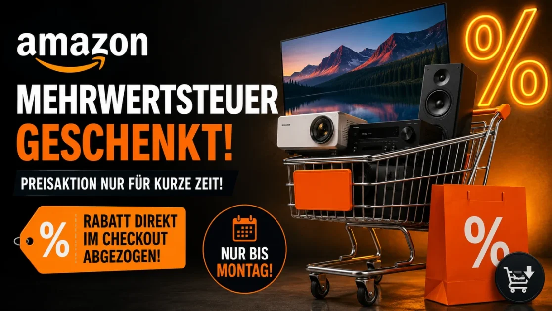 Amazon: 19 % Mehrwertsteuer geschenkt und mehr Vorteile als bei MediaMarkt