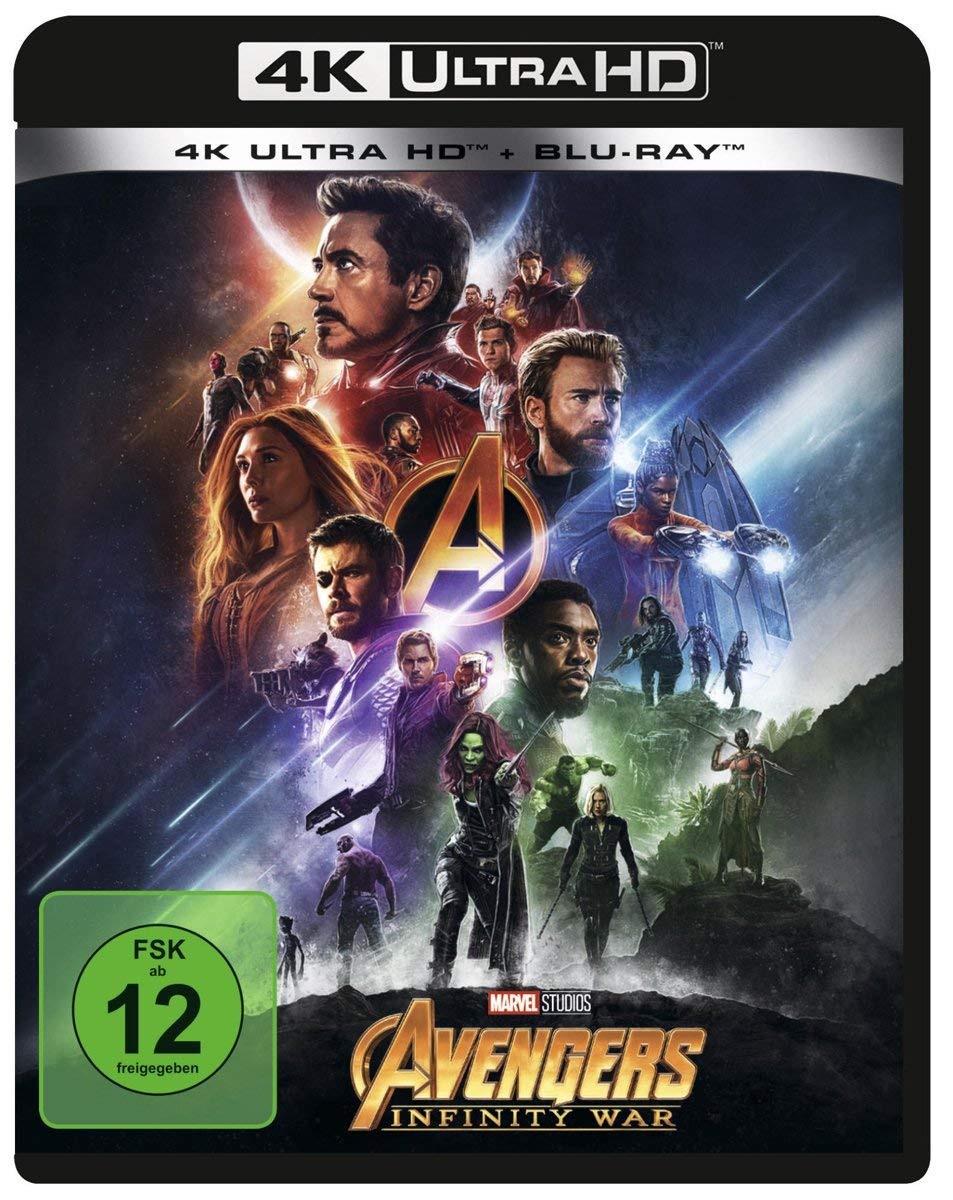 Marvel’s Avengers 3: Infinity War – 4K Blu-ray (UHD + Blu-ray Disc)