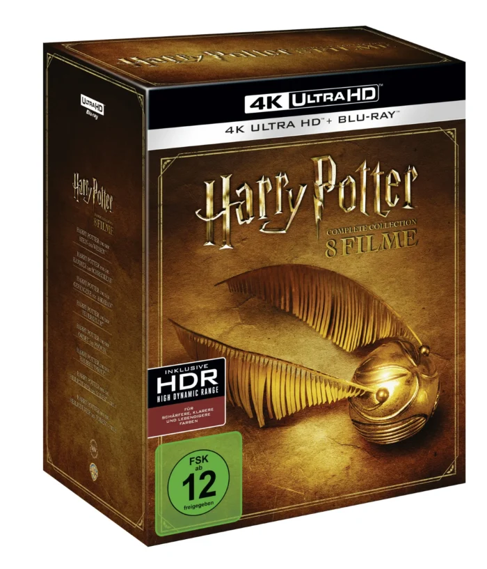 Harry Potter: The Complete Collection – Jahre 1-7 (16 Disc Set) – 4K Blu-ray (UHD + Blu-ray Disc)