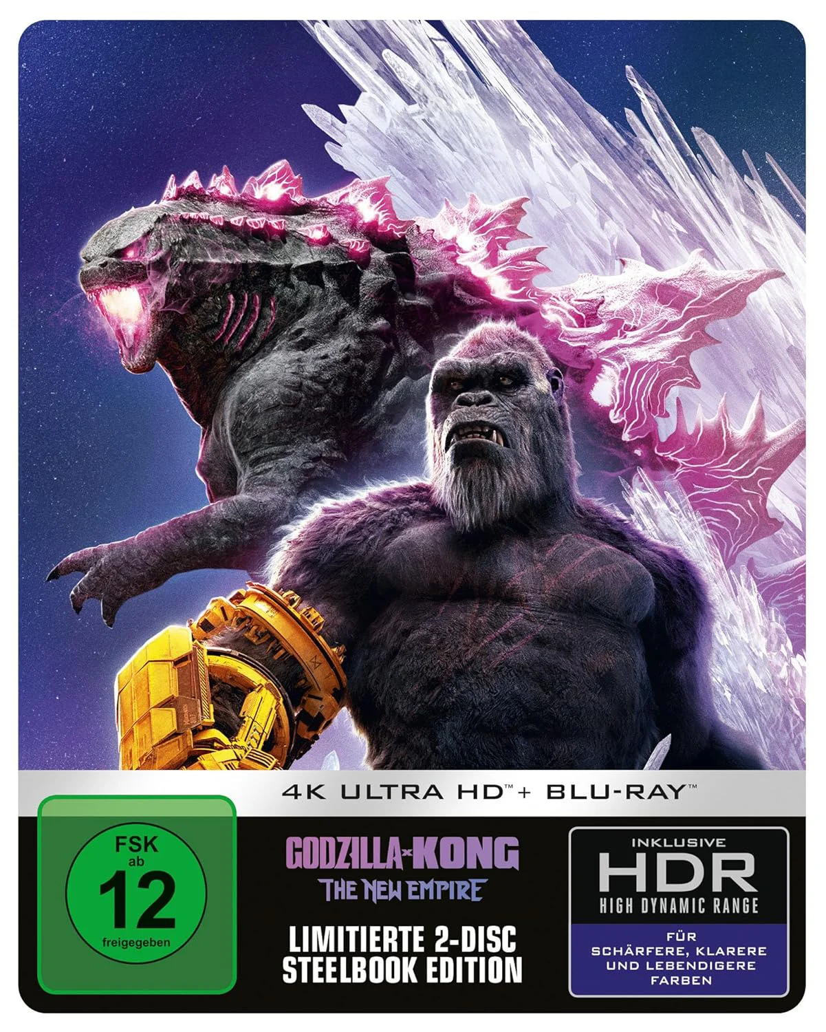 Godzilla x Kong: The New Empire – 4K Steelbook (UHD + Blu-ray Disc)