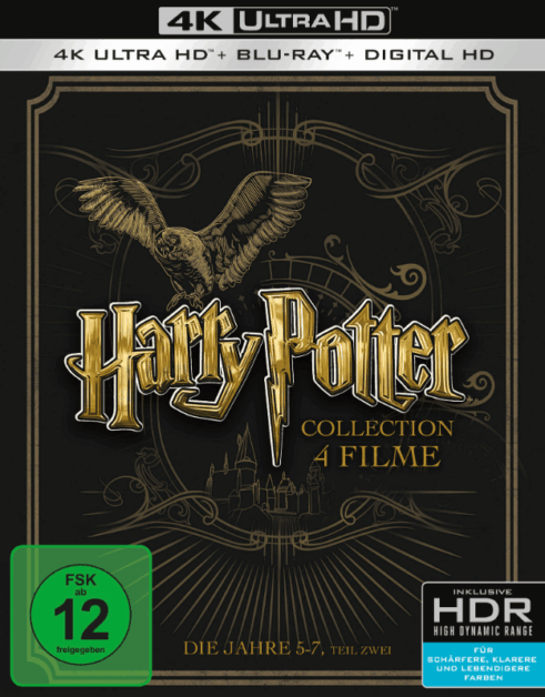 Harry Potter: Jahre 5-7 (8 Disc Set) – 4K Blu-ray (UHD + Blu-ray Disc)