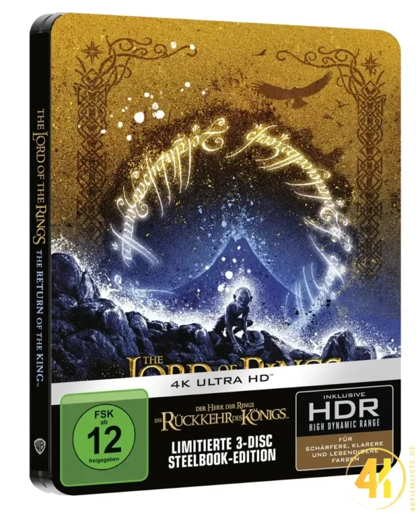 Der Herr der Ringe: Die Rückkehr des Königs (Extended) – 4K Steelbook (UHD Blu-ray Disc)