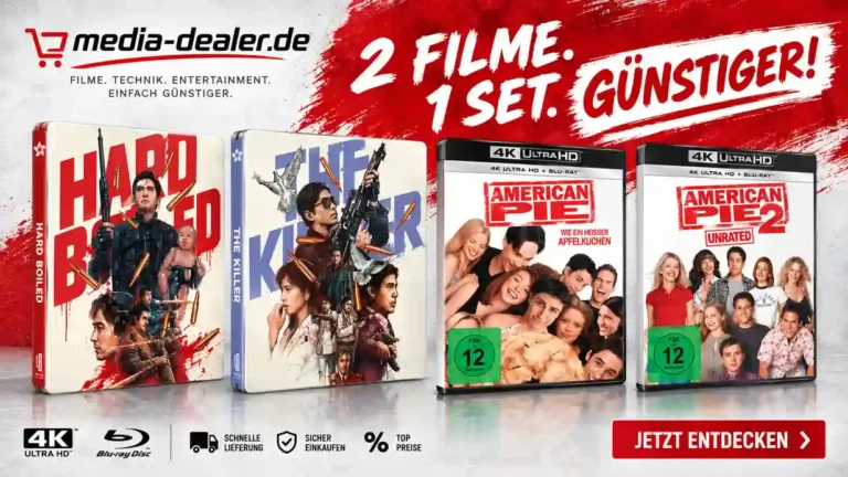 Update: Media-dealer.de: Günstiger im UHD-Doppelset mit „American Pie“ und „Hard Boiled“/“The Killer“
