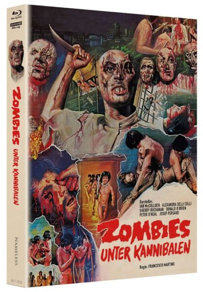 Zombies unter Kannibalen (Cover A) – 4K Mediabook (UHD + Blu-ray Disc + Audio CD + Bonus Blu-ray)